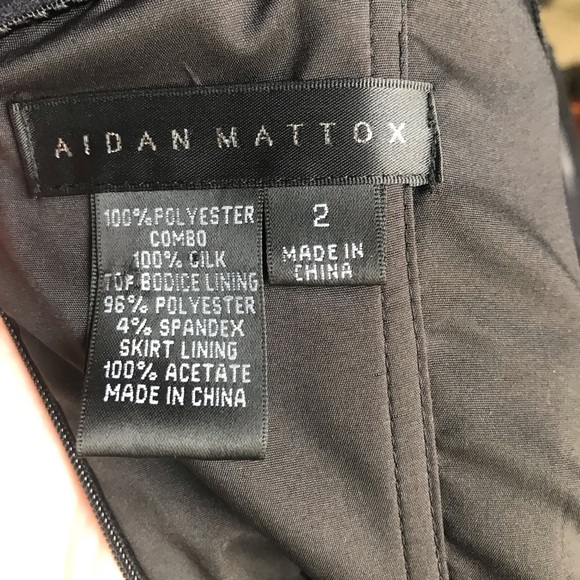 Aidan Mattox | Strapless Black Tulle Formal Dress - Picture 5 of 7